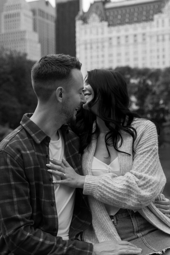 new york city engagement session