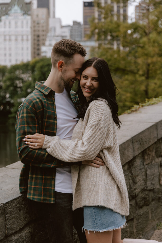 new york city engagement session